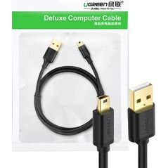Kabel USB Ugreen USB-A - USB-B 1 m Czarny (10355B) 12854168 6957303800483