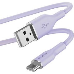 Kabel USB Puro USB-A - USB-C 1.5 m Fioletowy (PUR679) 12856487 8018417442285