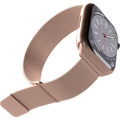 Puro Puro Milanese Magnetic Band - Pasek ze stali nierdzewnej do Apple Watch 38/40/41 mm (różowe złoto) 12858150 8018417441295