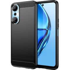 Hurtel Carbon Case etui do Infinix Hot 20 elastyczny silikonowy karbonowy pokrowiec czarne 12894973 9145576275436
