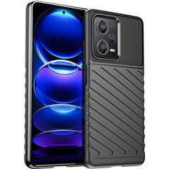 Hurtel Thunder Case etui do Xiaomi Redmi Note 12 Pro+ silikonowy pancerny pokrowiec czarne 12894983 9145576275337