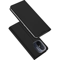 Dux Ducis Dux Ducis Skin Pro etui do Xiaomi Redmi 11A / Poco C55 / Redmi 12C pokrowiec z klapką portfel na kartę podstawka czarne 12895049 6934913030844