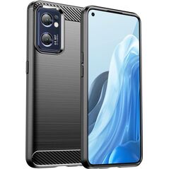 Hurtel CARBON CASE ETUI REALME NARZO 50 5G ELASTYCZNY SILIKONOWY KARBONOWY POKROWIEC CZARNE 12895246 9145576267530