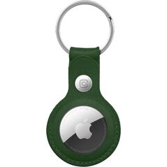 Crong Brelok Crong Leather Case with Key Ring Apple AirTag (zielony) 12895864 5904310702645