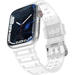 Hurtel Strap Triple Protection pasek Apple Watch SE, 8, 7, 6, 5, 4, 3, 2, 1 (41, 40, 38 mm) opaska bransoleta przezroczysty 12898168 9145576276174