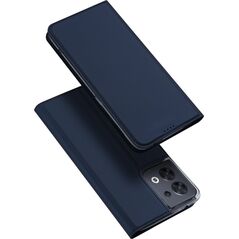 Dux Ducis Dux Ducis Skin Pro etui Oppo Reno 8 pokrowiec z klapką portfel na kartę podstawka niebieskie 12900841 6934913033111