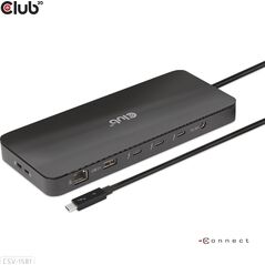 HUB USB Club 3D Club3D Thunderbolt4 11-in-1 HUB > 3xThunderbolt/3xUSB  St/Bu retail 12905716 8719214472603
