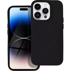 4kom.pl Futerał CARD CASE do IPHONE 14 PRO czarny 12927772 5903396164712