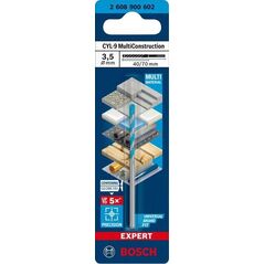 Wiertło Bosch BOSCH WIERTŁO CYL-9 MULTICONSTRUCTION  3,5 x 40 x 70mm EXPERT 12940771 4059952538952