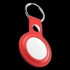 Class and Culture LLC KeyBudz AirTag Keyring - skórzane etui ochronne do AirTag (red) 12952588 810082990034