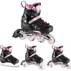 Rolki Nils Extreme NH10905 rekreacyjne regulowane różowe r. 35-38 12966993 5907695520156