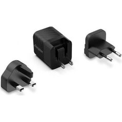 Ładowarka Energizer Energizer Ultimate - Ładowarka sieciowa Multiplug EU / UK / US GaN 20W PD (Czarny) 12996271 3492548231737