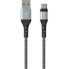 Kabel USB Energizer USB-A - USB-C 2 m Srebrny (C520CKSL) 12996277 3492548232499