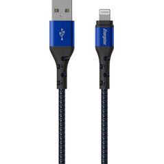 Kabel USB Energizer USB-A - Lightning 2 m Niebieski (C520LKBL) 12996290 3492548231638