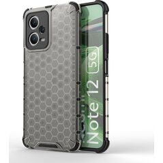 Hurtel Honeycomb etui do Xiaomi Redmi Note 12 5G / Poco X5 5G pancerny hybrydowy pokrowiec czarne 13002041 9145576277690