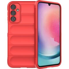 Hurtel Magic Shield Case etui do Samsung Galaxy A24 4G elastyczny pancerny pokrowiec czerwone 13002331 9145576277591
