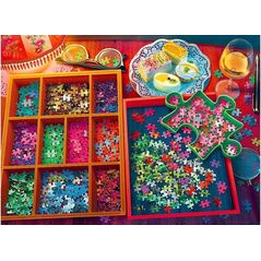 Trefl Puzzle 3000 element?w Wiecz?r z puzzlami 13011506 5900511330793
