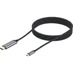 Kabel USB Conceptronic USB-C - HDMI 2 m Czarno-srebrny (ABBY10G) 13026662 4015867230848