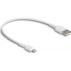 Kabel USB Delock USB-A - Lightning 0.3 m Biały (87866) 13026715 4043619878666