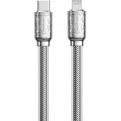 Kabel USB Wekome USB-C - Lightning 1 m Srebrny (WK-WDC-178) 13026869 6941027632451