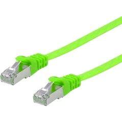 Equip Equip Patchkabel Cat6A  U/FTP 2xRJ45  5.00m grün  Flach LSZH 13034730 4015867224755