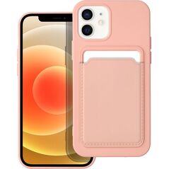 OEM Futerał CARD CASE do IPHONE 12 / 12 Pro różowy 13087797 5903396153709