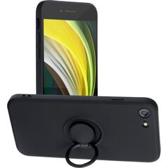 OEM Futerał SILICONE RING do IPHONE 7 / 8 / SE 2020 / SE 2022 czarny 13088274 5903396123559