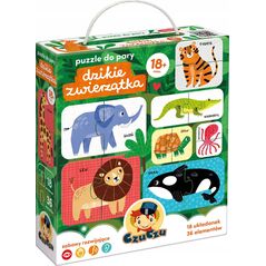 Czuczu Puzzle do pary - Dzikie zwierzęta 13095213 5902983492566