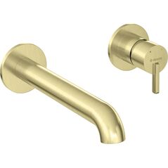Bateria umywalkowa Deante Silia podtynkowa złoty szczotkowany (BQS R54L) 13115508 5907650826934