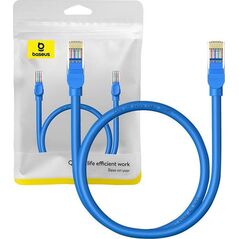 Baseus Kabel sieciowy Baseus Ethernet RJ45, Cat.6, 0,5m (niebieski) 13124779 6932172637156