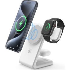 Ładowarka Crong Ładowarka bezprzewodowa 3w1 z MagSafe do iPhone, Apple Watch i AirPods 13146671 5904310703512