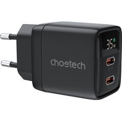 Ładowarka Choetech Ładowarka sieciowa GAN USB-C-USB-C Choetech PD6051 (czarna) 13169592 6932112106100
