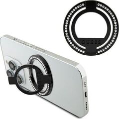 Guess Guess MagSafe Ring stand GUMRSALDGK czarny/black Rhinestone 13171126 3666339170356