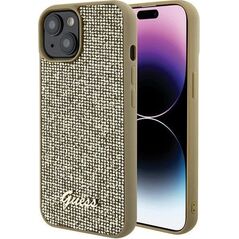 Guess Guess GUHCP15SPMSDGSD iPhone 15 6.1" złoty/gold hardcase Disco Metal Script 13171179 3666339173579