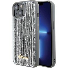 Guess Guess GUHCP15SPSFDGSS iPhone 15 6.1" srebrny/silver hardcase Sequin Script Metal 13171180 3666339173159