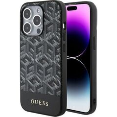 Guess Guess GUHMP15LHGCFSEK iPhone 15 Pro 6.1" czarny/black hardcase GCube Stripes MagSafe 13171374 3666339194727