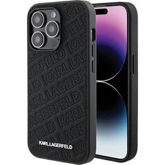 Karl Lagerfeld Karl Lagerfeld KLHCP15LPQKPMK iPhone 15 Pro 6.1" czarny/black hardcase Quilted K Pattern 13177471 3666339165055