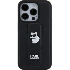 Karl Lagerfeld Karl Lagerfeld KLHCN61GSACHPK iPhone 11 / Xr 6.1" czarny/black hardcase Gripstand Saffiano Choupette Pins 13177506 3666339207335