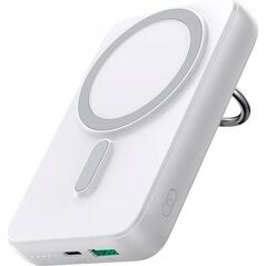 Powerbank Joyroom Joyroom JR-W050 10000mAh 20W MagSafe z ringiem i podstawką biały 13217633 6956116745059