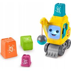 Fisher Price Zabawka edukacyjna Wesoły dźwig Układaj i licz 13219540 194735224166