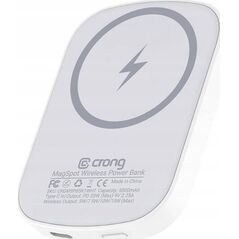Powerbank Crong Bezprzewodowy power bank z MagSafe 5000mAh, USB-C 20W PD 13230214 5904310703833