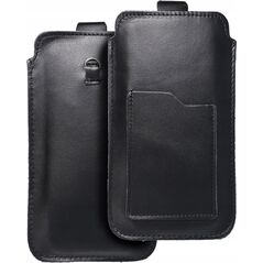 OEM Skórzana uniwersalna wsuwka z pull-up - ROYAL / czarny - Rozmiar 2XL+wide - SAMSUNG A12 / NOTE 9 / XIAOMI REDMI NOTE 10 PRO 13231953 5903396224010