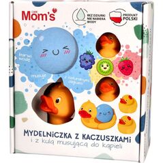 Hencz Toys Mydelniczka z kaczuszkami i kulą musującą do kąpieli 13239514 5907784465344