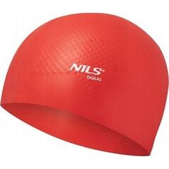 Nils Extreme NQC JEDNOKOLOROWY CZERWONY CZEPEK SILIKONOWY DOTS NILS AQUA 13241103 5907695531411