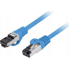 Lanberg Patchcord Lanberg S/FTP kat.8.1 1m LSZH CU fluke passed niebieski 13242616 5901969440386