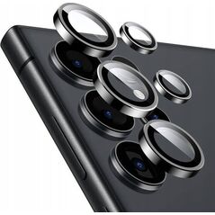 Crong Szkło hartowane na obiektyw aparatu Samsung Galaxy S24 Ultra Czarne 13243143 5904310703826