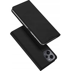 Dux Ducis Etui z ekoskóry Dux Ducis Skin Pro do Xiaomi Poco M6 Pro/Redmi 12/Redmi 12R - czarne 13249944 6934913024140
