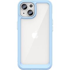 Hurtel Wzmocnione etui Outer Space z elastyczną ramką do iPhone 15 - niebieskie 13250277 9145576279588