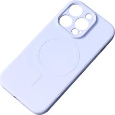 Hurtel Silikonowe etui kompatybilne z MagSafe do iPhone 15 Pro Silicone Case - niebieskie 13250826 9145576279908