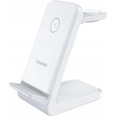 Ładowarka Choetech Stacja ładująca indukcyjna 3w1 Choetech T608 15W - biała 13252088 6932112105387